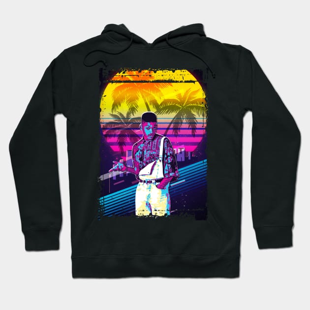 Fresh Prince retro art Hoodie by PrintstaBee